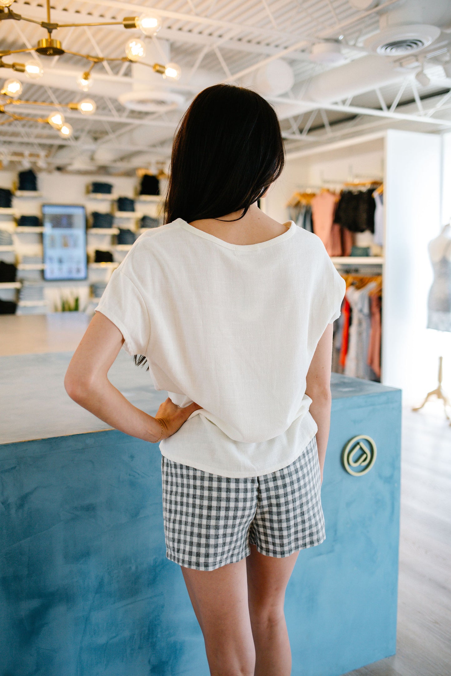 Kennedy Lane Checkered Shorts