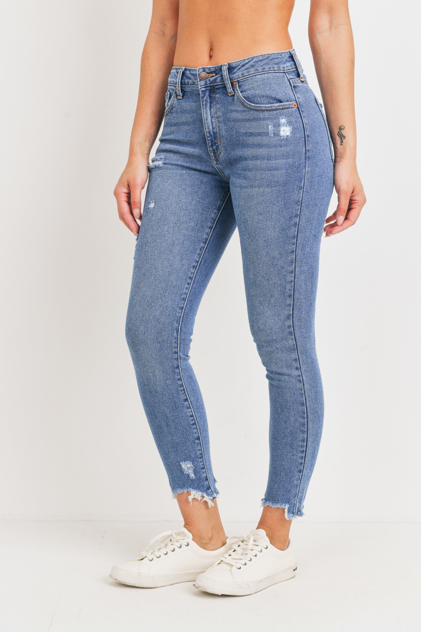HR Skinny With Destructed HEM