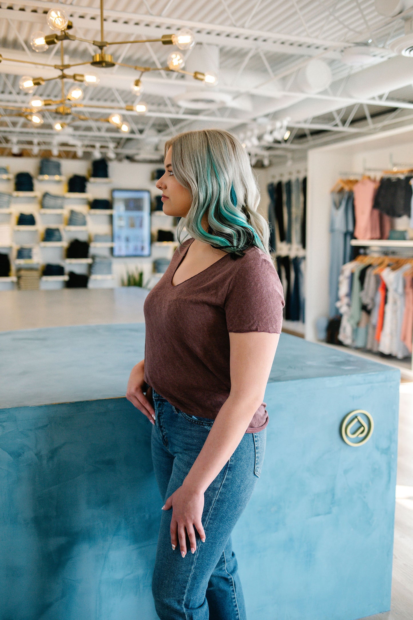 Phoebe Scoop Neck Tee
