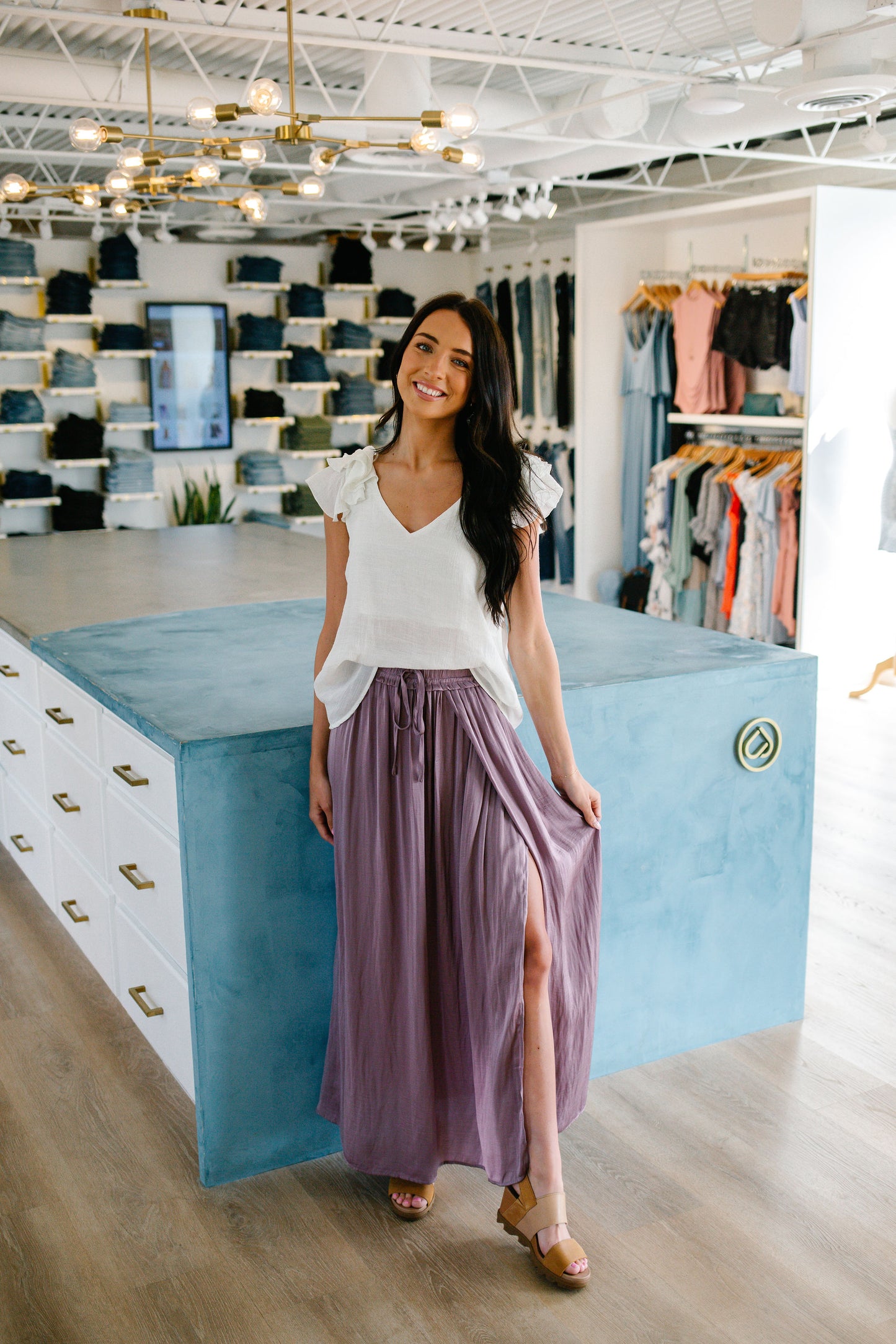 Bell Court Maxi Skirt