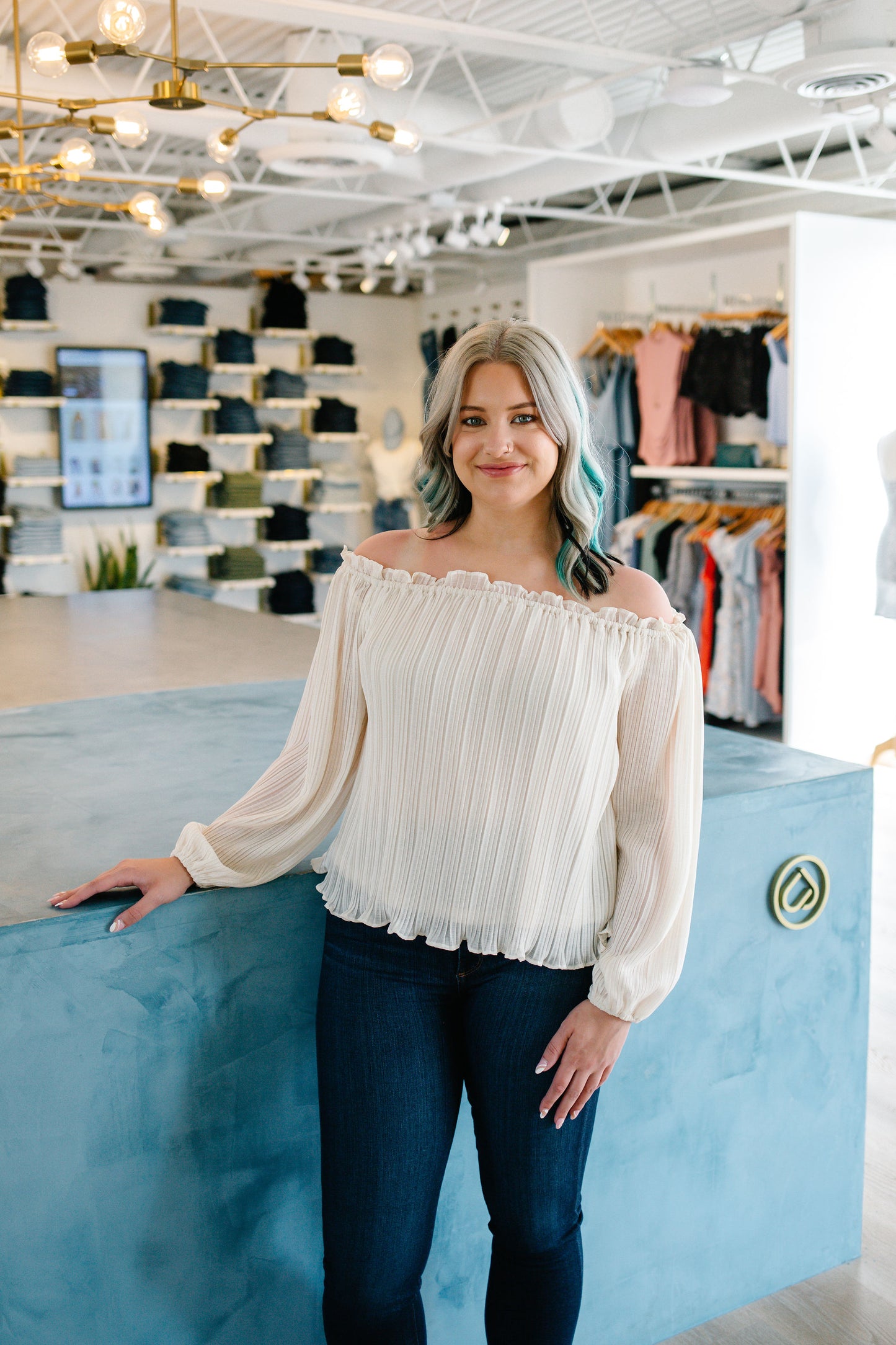 Geneva Off the Shoulder Top