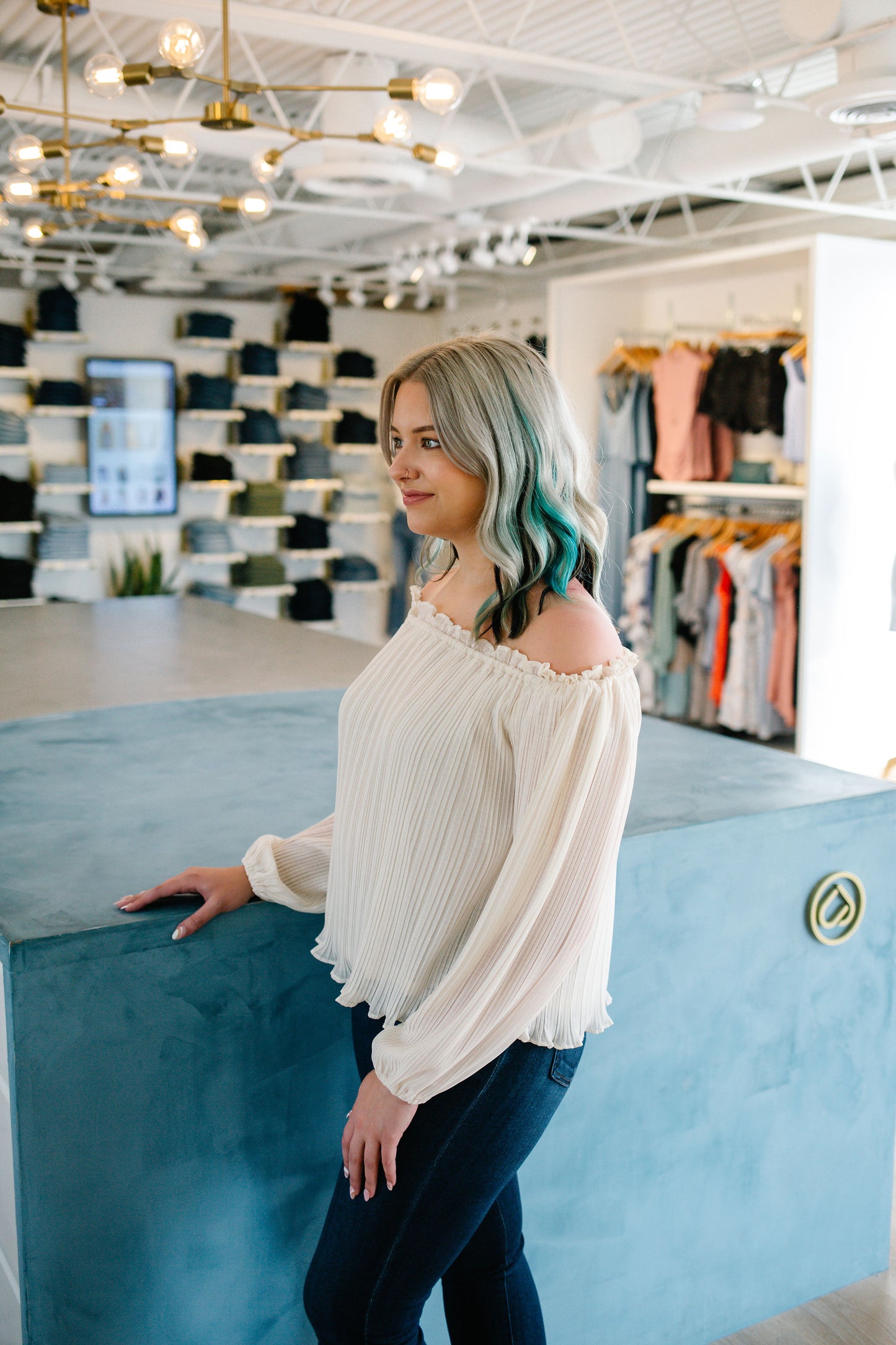 Geneva Off the Shoulder Top