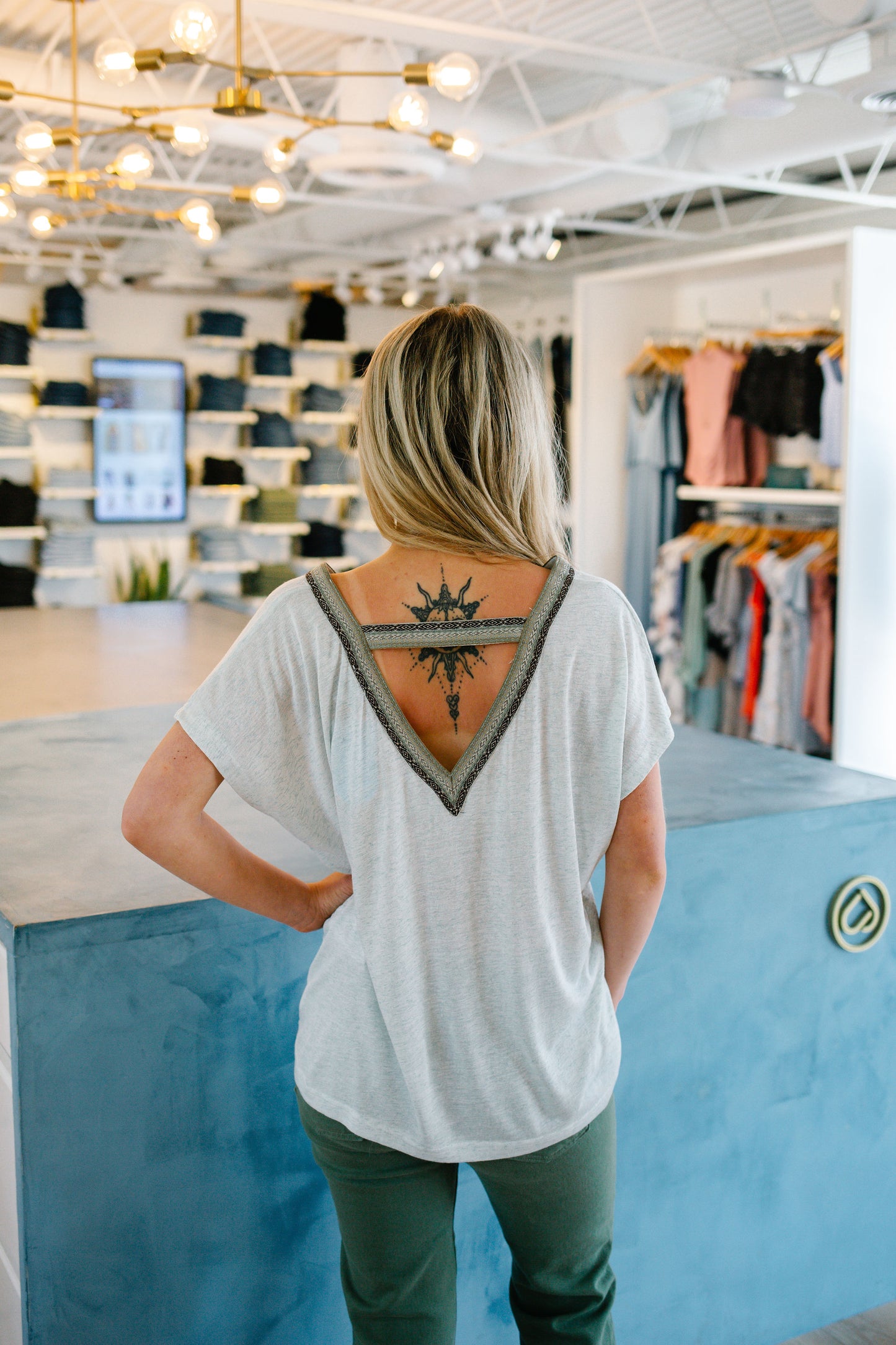 Jessie Road V Neck Top