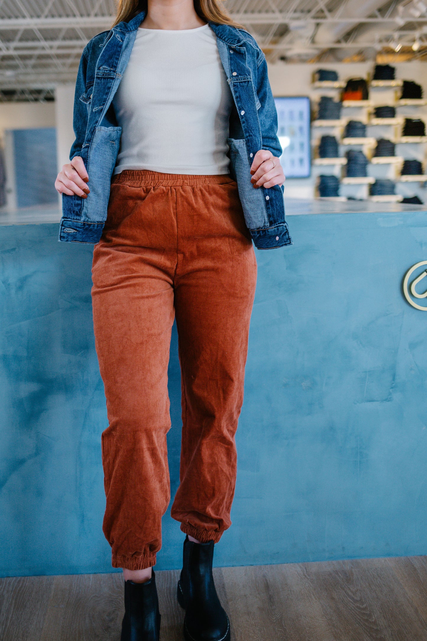 Corduroy Jogger Pants