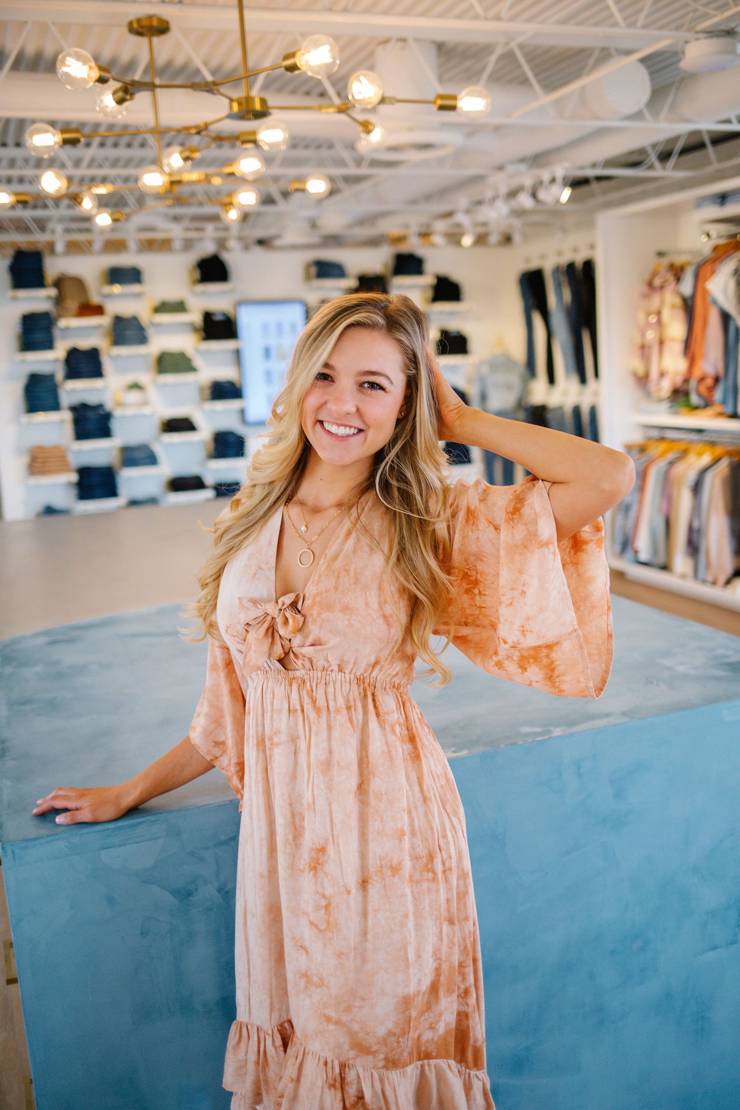 High Low Tye Dye Dress
